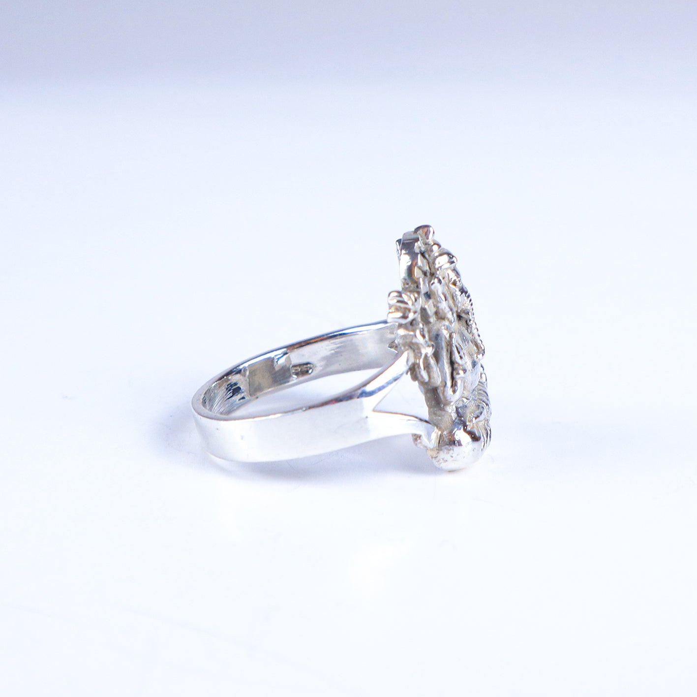 Vintage Sterling Silver Ganesha Ring