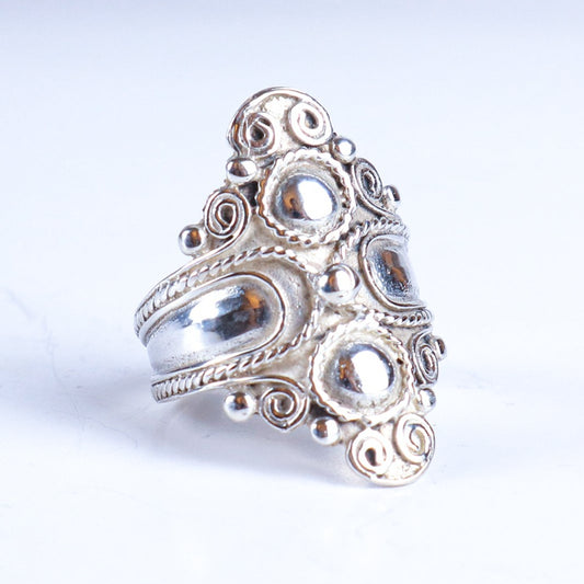 Vintage Sterling Silver Bohemian Ring